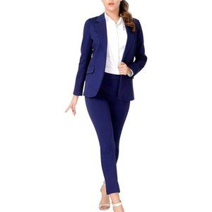 Women's Business Blazer Pant Suit Set